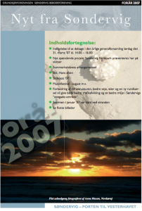 Sondervig Nyt 2007 forside